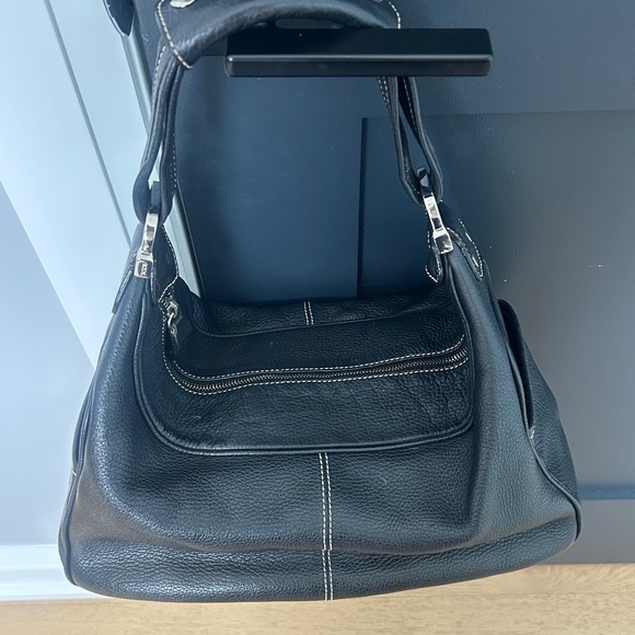 Tod's vintage Micky black handbag purse - Picture 1 of 8